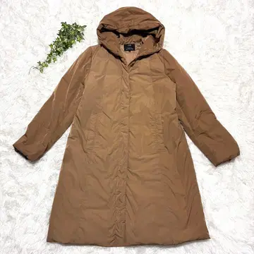 23구 다운 코트 브라운 카멜 40 L