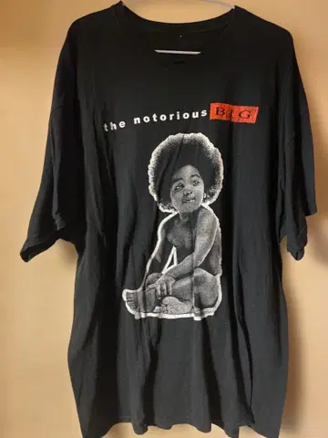 the notorious BIG 그래픽 T셔츠 오버 사이즈
