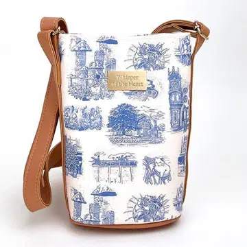 [완판템] 귀를 기울이면 멀티 미니백 블루 숄더백