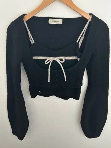 ANDMARY Natalie 리본 세트 블랙 안도마리