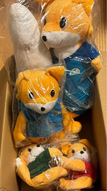 돈베에 봉제 인형 4세트