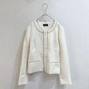 Y169 AddRotge 노카라 자켓 세레모니 포멀 화이트 M