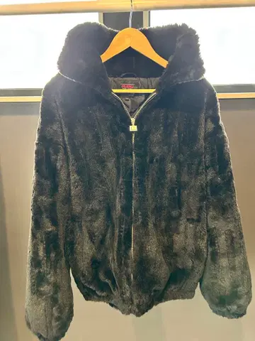 구제 의류 FUBU 플리스 자켓 XL 블랙