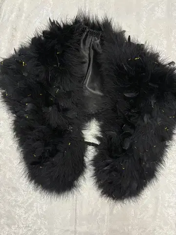 깃털 숄 후리소데용