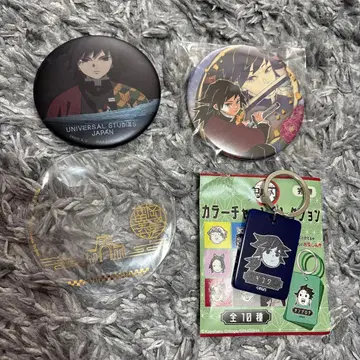 귀멸의 칼날 토미오카 기유 컬러 참 컬렉션 캔뱃지 USJ 원화전