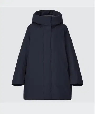 유니클로 하이브리드 다운 숏코트 S 블랙