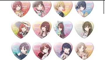 아이돌 마스터 샤이니 컬러즈 트레이딩 하트 캔뱃지 소노다 치요코