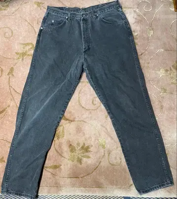 Wrangler 블랙 데님 팬츠