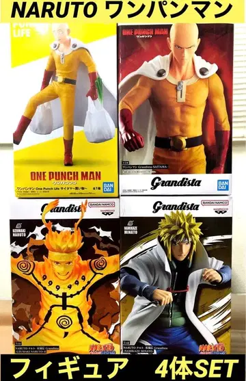 NARUTO 원펀맨 프라이스 피규어 4개 SET 미개봉 새상품 묶음 판매