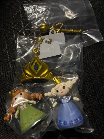 겨울왕국 캡슐 토이 4종 컴플리트