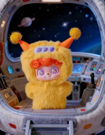 Q.Kid Wave Club 봉제 인형 키링 중간 봉투 미개봉