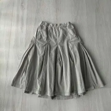 mercibeaucoup, 코듀로이 미디 기장 스커트