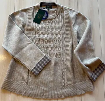 DECOY COLLECTION 아이보리 니트 스웨터 XL