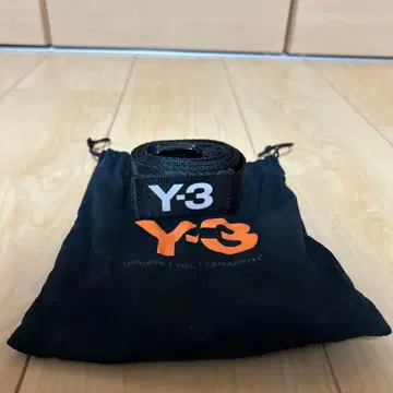 Y-3 캐주얼 벨트 블랙