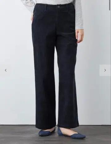 다크 네이비 플레어 팬츠 element of simple life