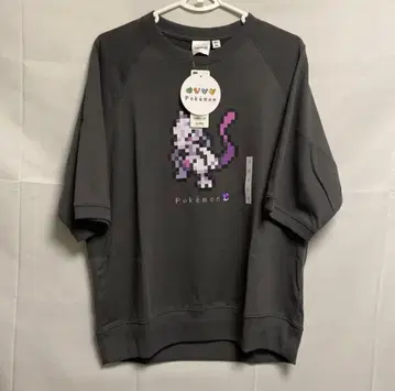 GU 포켓몬(뮤) 맨투맨 티셔츠 M 사이즈 그레이