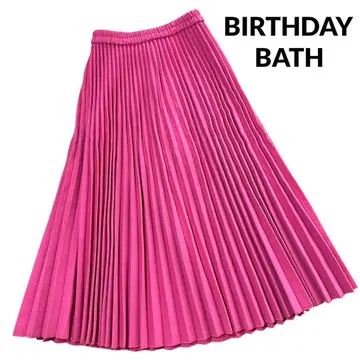 BIRTHDAYBASH 벌스데이 바쉬 플리츠 스커트 핑크