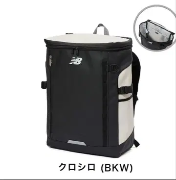 뉴발란스 백팩 블랙 화이트 30리터