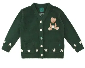 gelato pique 파우더 스타 자카드 가디건 그린 스벅