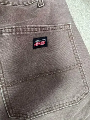 Dickies 워크 팬츠 브라운