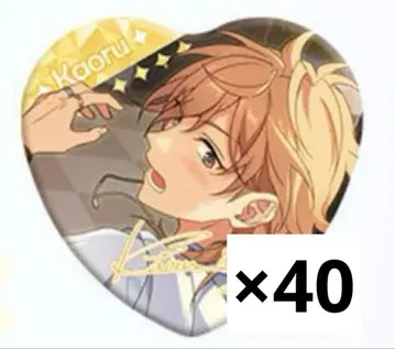 앙스타 중국 보석 캔뱃지 하트 캔뱃지 히카제 카오루