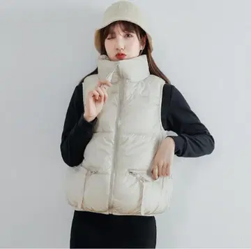 여성용/라이트 다운/다운/베스트/경량/상의/다운 베스트