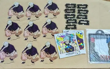 점프 GIGA 주술회전 아크릴 스탠드 고죠 사토루 9개 카드 케이스 포함