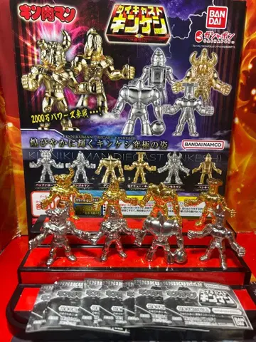 초인기 근육맨 다이캐스트 근육 지우개 6 * 8종