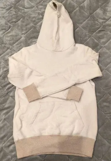 yohaku/브라운 면 후드 맨투맨 아이보리 size2