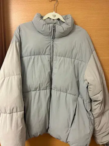 JUNRED 그레이 다운 자켓 하이넥