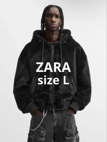 ZARA (자라) 리버서블 봄버 자켓 블랙 퍼