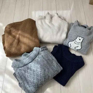 니트 5점 묶음 판매