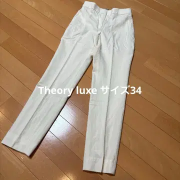 Theory luxe 울 화이트 팬츠 사이즈 34