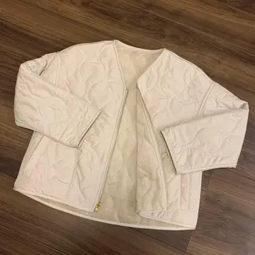 글로벌 워크 아이보리 리버서블 자켓 보아 자켓