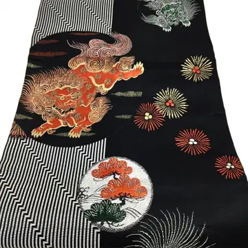 a932 순수 실크 나고야 오비 나고야 제직 기모노