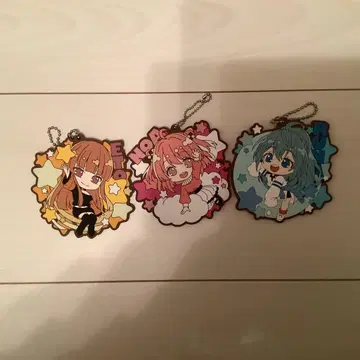 에토 씨 노아 씨 에토 씨 여자조 1번 복권 러버 참 3개 세트