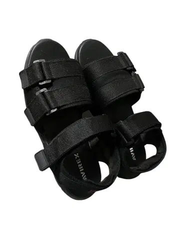 [ AVIREX/아비렉스 ] 블랙 스포츠 샌들 27cm