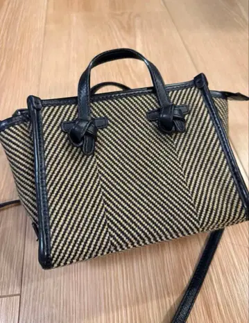 잔니 키아리니 미스 마르셀라 베이지 블랙 트위 미니