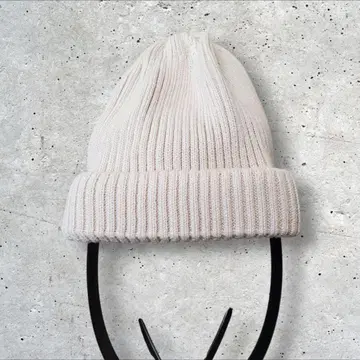 무료배송 RoToTo 로토토 리브 니트 모자 화이트