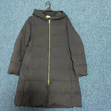 블랙 롱 다운 자켓 L 사이즈