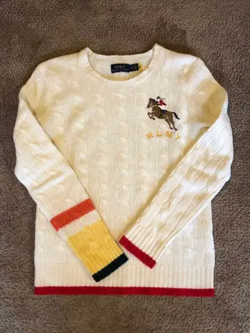 폴로 랄프로렌 여성용 스웨터 XS 캐시미어 혼방