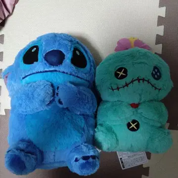 디즈니 스티치 포동포동 앉은 초 BIG 봉제 인형 세트