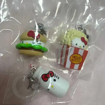 키티 아메리칸 디자인 메지루시 액세서리 가챠 3개 세트