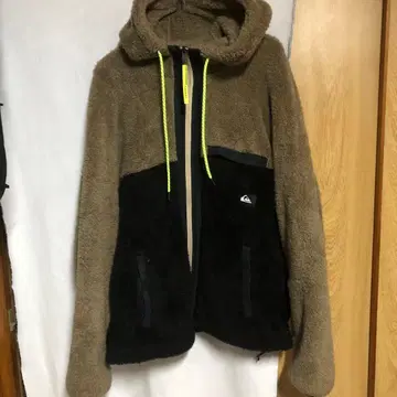 Quiksilver 플리스 자켓 브라운 블랙