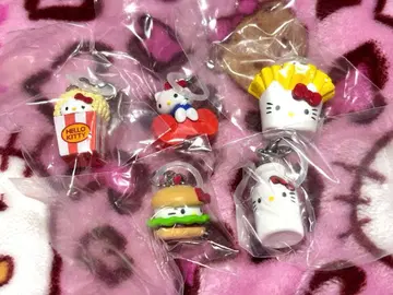 헬로키티 아메리칸 디자인 메지루시 액세서리 전 5종 컴플리트