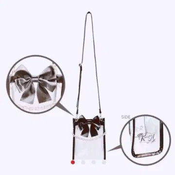 knight A 리본 포함 클리어 백