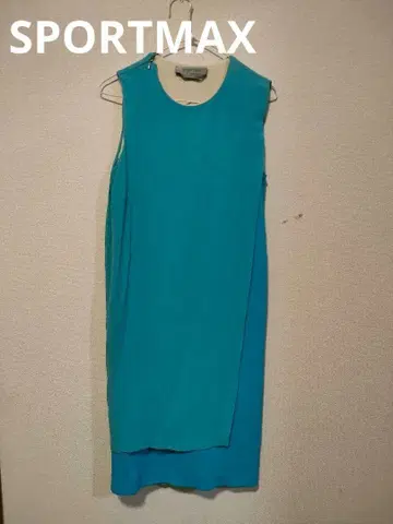 1 스포츠 맥스 슬리브리스 원피스 S 스카이블루