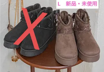 시마무라 아오키 미사코 콜라보 부츠 L 사이즈