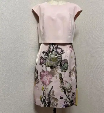 테드베이커 핑크 플라워 원피스