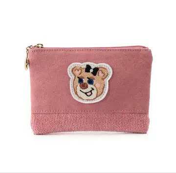 미사용 새상품 [ 올드 테디걸 와펜 파우치 ] 선물 포장 완료